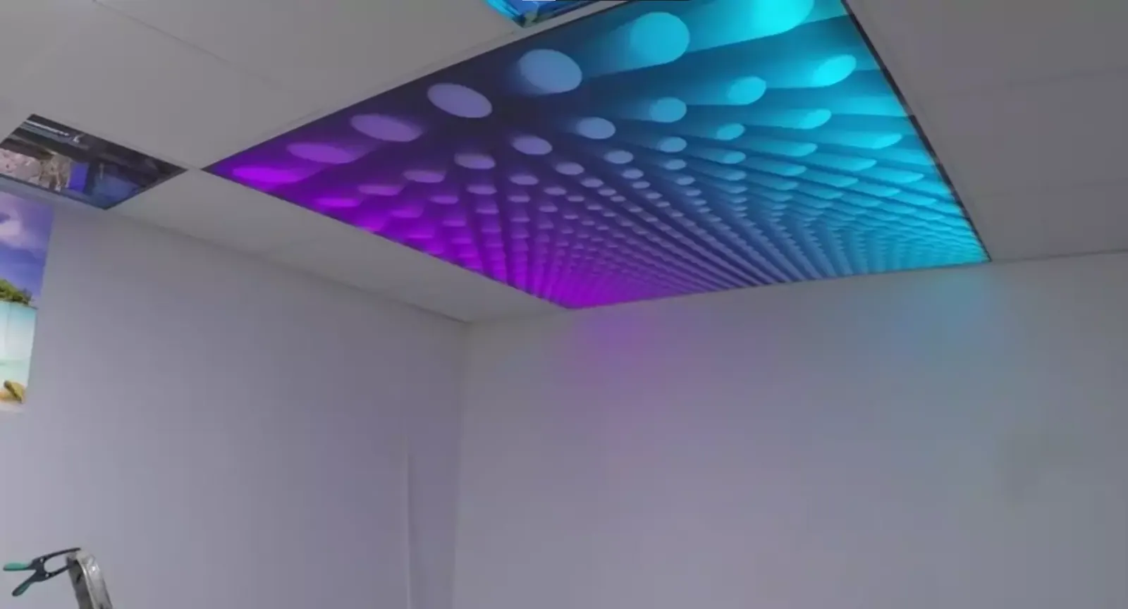 3D натяжной потолок для офиса — Омск, Поселковая 1-я, 11, фото 3